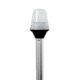 Attwood Marine Frosted Globe All-Around Pole 12V Light w/2-Pin Locking Collar Pole, 36in, 5110-36-7