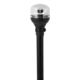 Attwood Marine LightArmor All-Around Light, 12in Black Pole, Black Horizontal Composite Base w/Adapter, 5558-P12A7