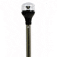Attwood Marine LightArmor All-Around Light, 20in Aluminum Pole, Black Vertical Composite Base w/Adapter, 5551-PA20-7