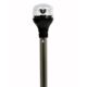 Attwood Marine LightArmor All-Around Light, 20in Aluminum Pole, Black Vertical Composite Base w/Adapter, 5551-PA20-7
