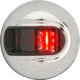 Attwood Marine LightArmor Vertical Surface Mount Navigation Light, Port, Stainless Steel, 2NM, Red, NV3012SSR-7