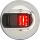 Attwood Marine LightArmor Vertical Surface Mount Navigation Light, Port, Stainless Steel, 2NM, Red, NV3012SSR-7