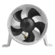 Attwood Marine Turbo 4000 Series II Water-Resistant, In-Line Blower - 12V - White 43925