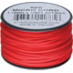 Atwood Micro Cord 125ft, 1.18mm Diameter, Nylon Construction, Red, MS03 - RED