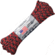 Atwood Parachute Cord, 100ft, 550 Cord, 7 Strand Core, Dead Pool, DEAD POOL