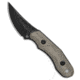 Audacious Concept Fanglet Fixed Blade Knife, 2.44in, CPM MagnaCut, Trailing Point Blade, Micarta, Green Handle, Green/Gray, 6.26 inch, BHQ-219228