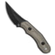 Audacious Concept Fanglet Fixed Blade Knife, 2.44in, CPM MagnaCut, Trailing Point Blade, Micarta, Green Handle, Green/Gray, 6.26 inch, BHQ-219228
