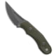 Audacious Concept Fanglet Fixed Blade Knife, 2.44in, CPM MagnaCut, Trailing Point Blade, G-10, OD Green Handle, OD Green/Gray, 6.26 inch, BHQ-219226