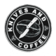 Audacious Concept Patch Knife and Coffee, Acrylic Black, 1.5 inch, BHQ-137391