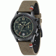 AVI-8 Flyboy - Lafayette Watch Japan Meca-Quartz VK 64 Chronograph Movement with Date and 1/5 Second, Green/Dark Green AV-4054-03