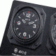 AVI-8 GMT Clock, Black, AV-Clock-01