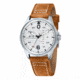 AVI-8 Hawker Harrier II Watch Quartz Japan 3 Hands with Day and Date, White/Brown AV-4003-0C
