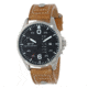 AVI-8 Hawker Harrier II Watch Quartz Japan 3 Hands with Day and Date, Black/Tan, AV-4003-0B