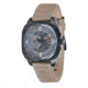 AVI-8 Hawker Hunter Watch Automatic Japan 3 Hands with Date and 24 Hours, Grey/Stone AV-4043-03