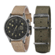AVI-8 Hawker Hunter Watch Quartz Japan Chronograph with Date, Grey/Cream AV-4036-06