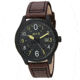 AVI-8 Hawker Hurricane Watch Japan Quartz 3 Hands with Date, Black/Dark Brown, AV-4053-04
