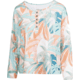AVID Sportswear Haven Pacifico Henley Shirt - Womens, Sanibel Peach, Extra Large, WK12405SNPXL