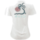 AVID Sportswear Island Queen T-Shirt - Womens, White, Small/Medium, WT12301WHTSM
