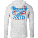AVID Sportswear Marlin Pride Kinetic Avidry Hoodie - Mens, Glacier, Medium, MK32430GLGMD