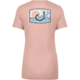 AVID Sportswear Paradise Icon T-Shirt - Womens, Desert Pink, Small/Medium, WT12303DPKSM
