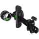 Axcel Driver Plus Slider Bow Sight w/AVX-31 Scope Stealth BH, Triple Threat .019, Green/Red/Green, 1503626
