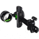 Axcel Driver Plus Slider Bow Sight w/AVX-41 Scope Stealth BH, Triple Threat .019, Green/Red/Green, 1503627