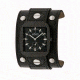 Axcent Rocker Watch, Black Strap, Black Dial, Silver Hands X1000b-237