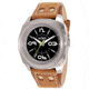 Axcent Pimp Watch, Brown Band, Black Face, White Numerals X17001-266