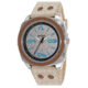 Axcent Pimp Watch, Khaki Band, Silver Face, Cerulean Numerals X17001-660