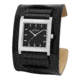 Axcent Broabdand Watch, Black Strap, Black Face, Silver Hands X17741-237