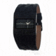Axcent Bump Watch, Black Strap, Black Face, Silver Hands X2000b-237
