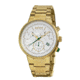 Axcent Strive Watch, Gold Bracelet, White Face, Gold Hands X21977-132