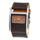 Axcent Studio Watch, Brown Strap, Camel Face, Silver Hands X31011-736