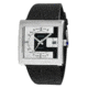 Axcent Illusion Watch, Black Strap, White Face, Silver Hands X32141-237