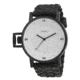 Axcent Jules Watch, Black Strap, White Face, Black Hands X37501-167