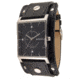 Axcent Expander Watch, Black Strap, Black Face, Silver Hands X38001-267