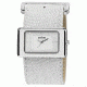 Axcent Stone Watch, White Strap, White Face, Silver Hands X40272-131