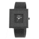 Axcent Hope Square Watch, Black Mesh, Black Face, White Hands X4039b-252