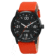 Axcent M10 Watch, Orange Strap, Black Face, Silver Hands X5571b-268