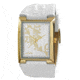 Axcent Spirit Watch, White Strap, Silver Face, Gold Hands X55928-131