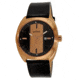 Axcent Racer Watch, Black Strap, Black+Rose Gold Face, Rose Gold Hands X5650r-237