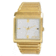 Axcent Harriet Watch, Gold Bracelet, Silver Face, Gold Hands X62858-132