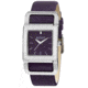 Axcent Hinge Watch, Purple Strap, Purple Face, Silver Hands X80172-535