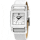 Axcent Hinge Watch, White Strap, Silver Face, Black Hands X80172-631
