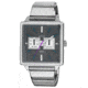 Axcent Impact Chronograph, Silver Bracelet, Gray Face, Blue Markers X90203-232