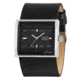 Axcent Devote Watch, Black Strap, Charcoal Face, Silver Hands X92001-267
