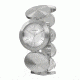 Axcent Art Ladies Watch, Silver Bracelet, Silver Face, Silver Hands X63334-232