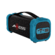 AXESS Indoor/Outdoor Bluetooth Media Speaker w/ 3.5mm Line-In Jack, Rechargeable Battery and Subwoofer, Blue SPBT1073BL