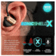 AXIL GSX 3.0, Bluetooth Earbuds, IP65 Water and Sweat Resistant, Black, Includes USB-C Charging Cable, GS-X 3.0 B