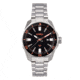 Axwell Bracelet Watch w/ Date, Black/Orange, AXWAW107-2, Black/Orange, One Size, AXWAW107-2